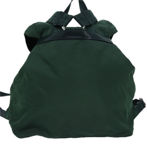 PRADA Backpack Nylon Green Auth kk262 - Picture 2 of 16